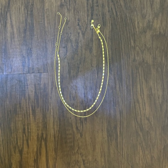 Madewell  two -pieces chain necklace - Picture 6 of 7